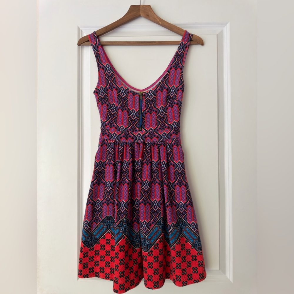 Anthropologie Maeve 00P Fit and Flare Mini Dress